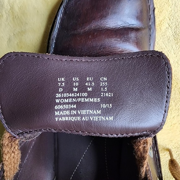 Clarks Funny Dream Women's Size 10/41.5 Shoes Brown Leather Comfort Casual - Picture 6 of 8